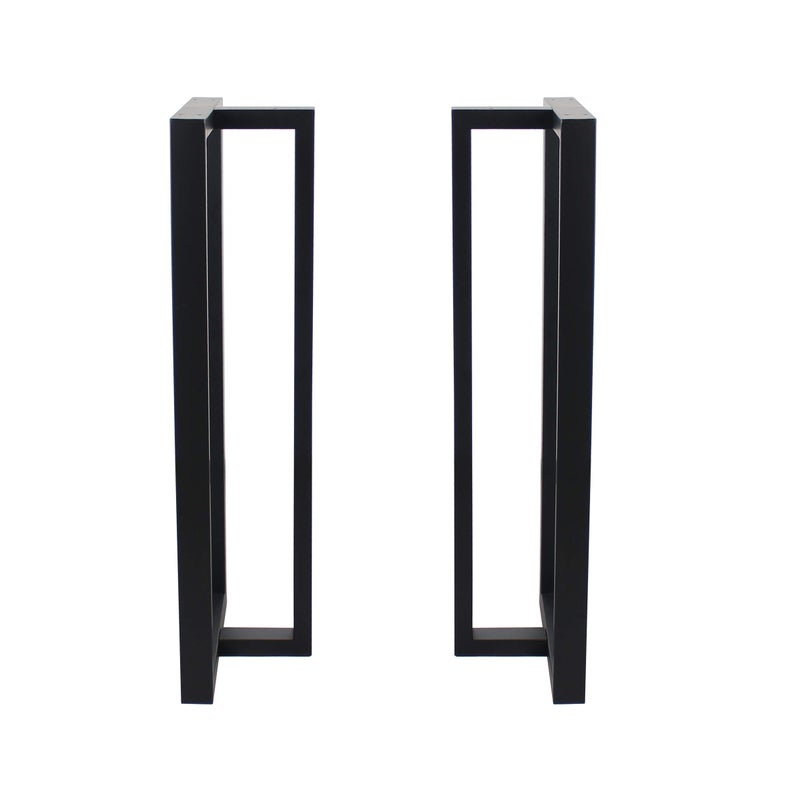 MBQQ Furniture Legs 35â€Height 15â€Wide Rustic Decory T Shape Table Legs,Heavy Duty Metal Desk Legs,Dining Table Legs,Industrial Modern, DIY Iron Bench Legs - Image 5